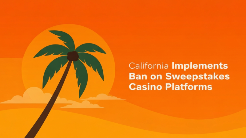California Implements Ban on Sweepstakes Casino Platforms