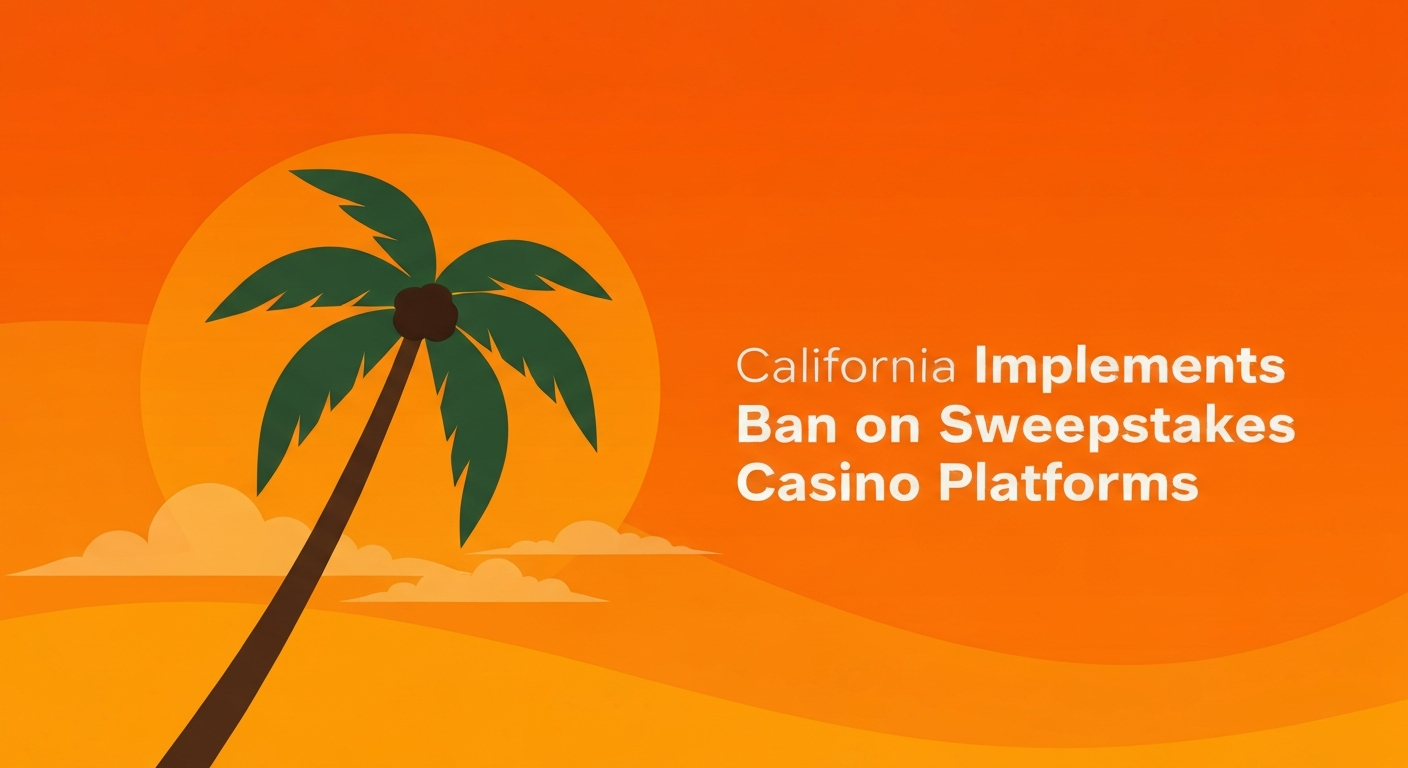 California Implements Ban on Sweepstakes Casino Platforms